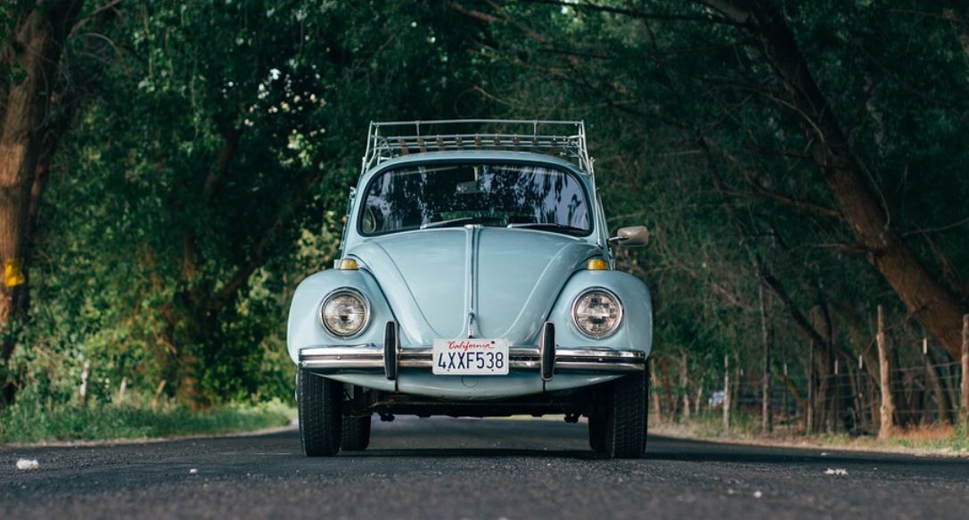 modré auto