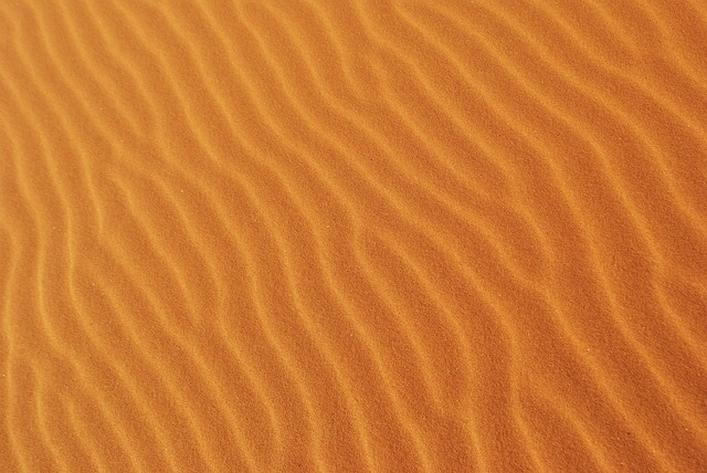 písek na poušti