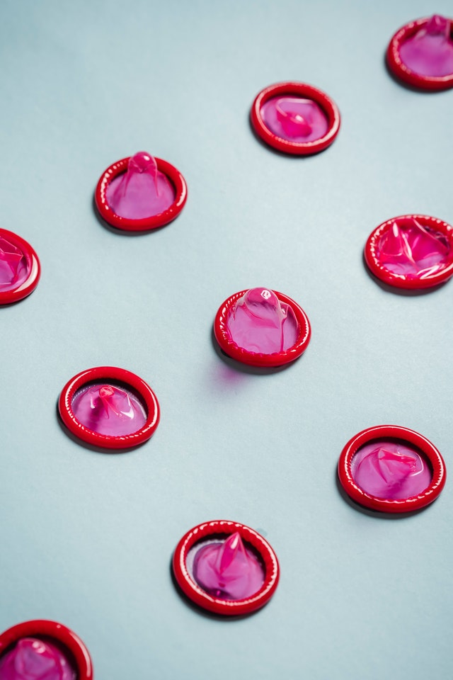 růžové kondomy